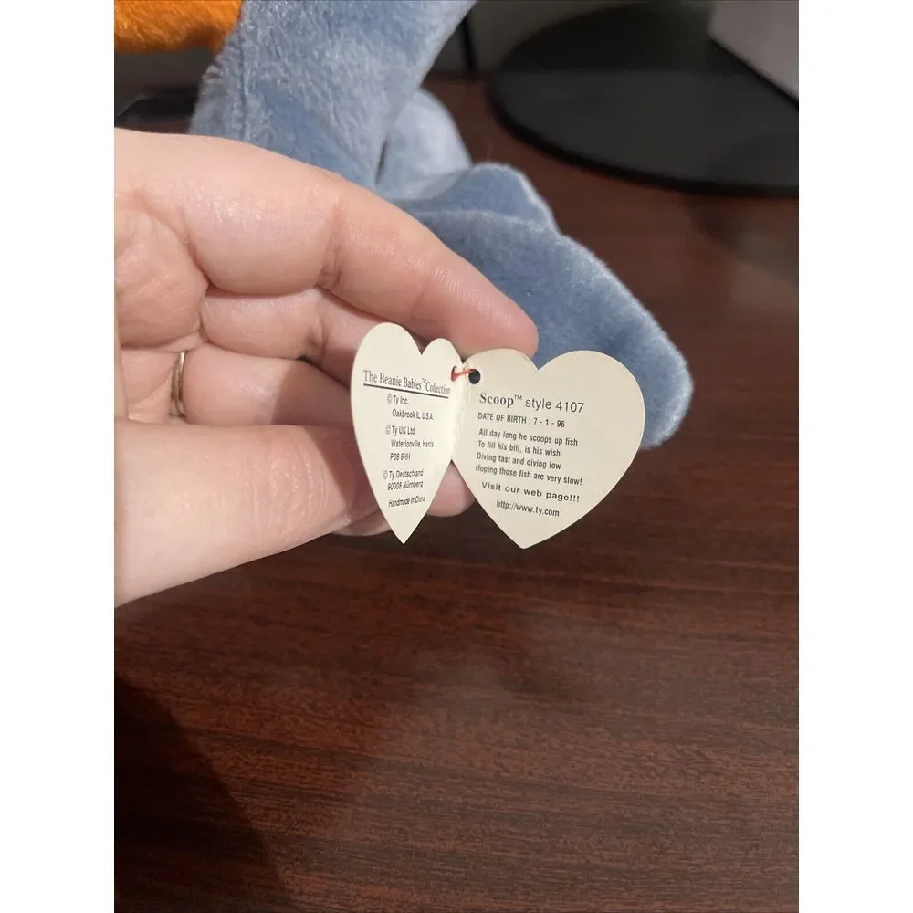 Ty Original Rare Beanie Baby Scoop 1996 Mint‎ With Tags Style 4107